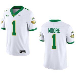 Dakorien Moore White Stitched Jersey Vapor For Mens Youths Select